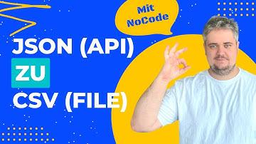 JSON zu CSV konvertieren in wenigen Klicks - NoCode [2022]