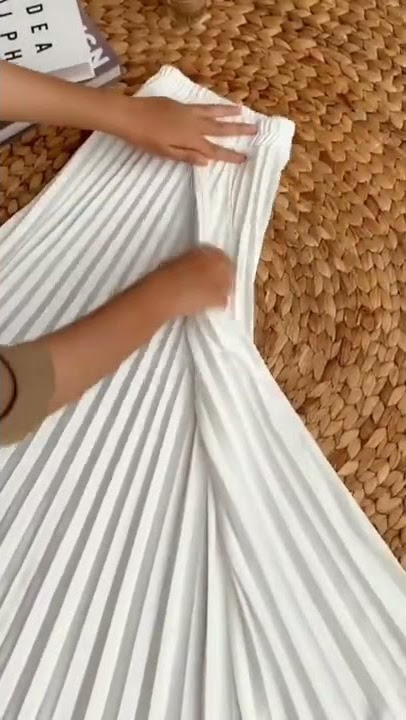 CARA MELIPAT ROK PLISKET ANTI KUSUT#shorts #plisketkain #tutorial