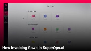 How invoicing flows in SuperOps.ai