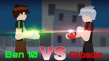 Ben 10 Vs Albedo | Part 1 | Sticknodes Animation | SK Animations