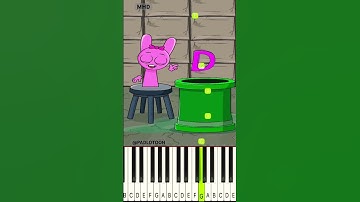 ABCDEF - Gun | Incredibox Sprunki MEMES @PADLOTOON - Piano Tutorial