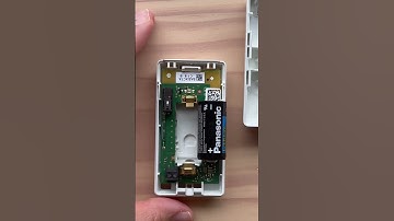 ADT Command Wireless Door / Window Sensor replace the battery