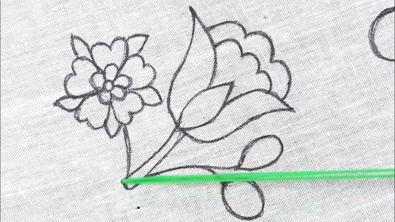 amazing bed sheet ka design with easy and simple stitch Needle Point