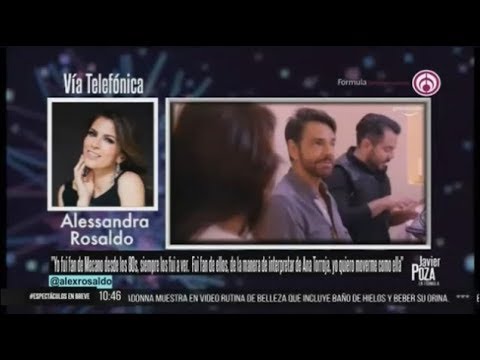 Alessandra Rosaldo podría hacer cover con su ex 'El Temerario' y así reaccionó Eugenio