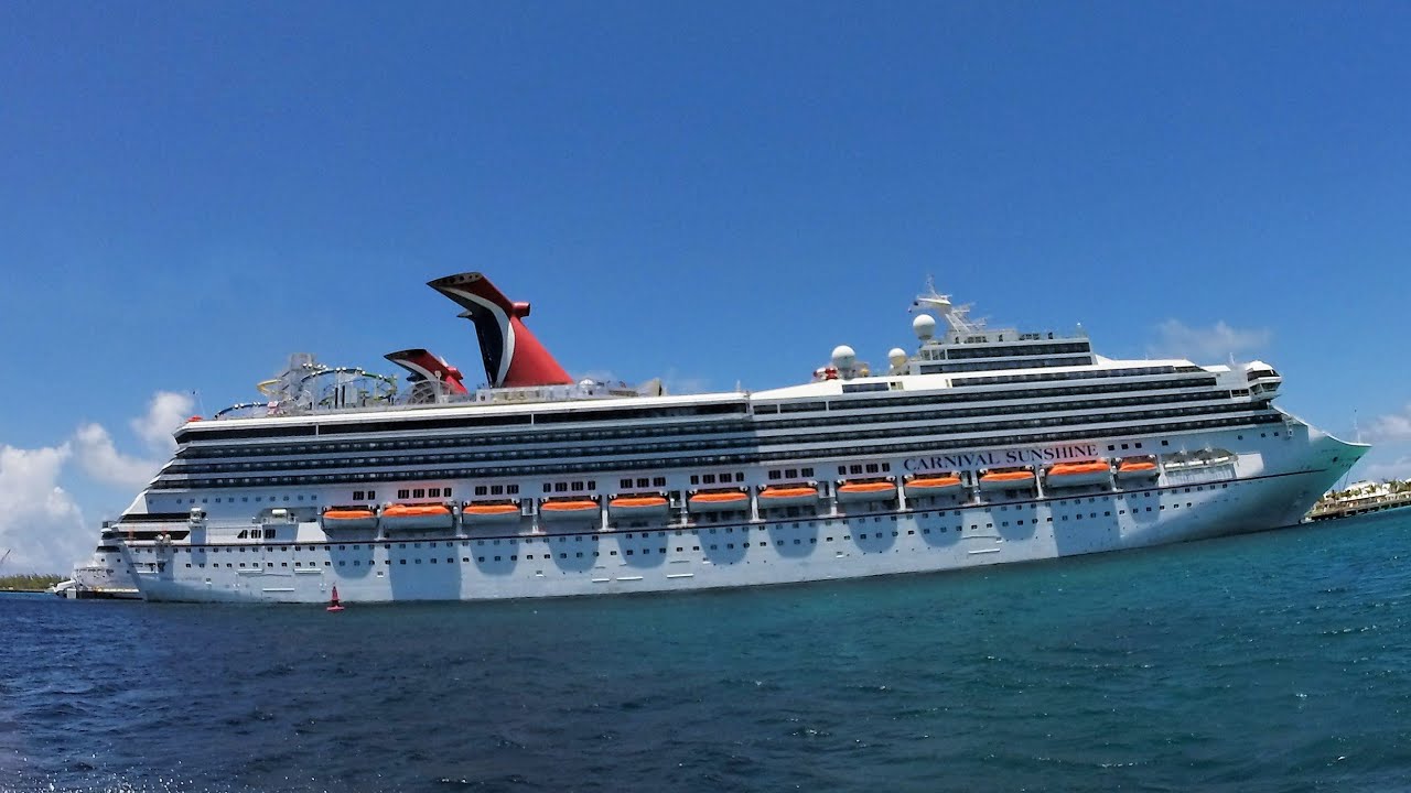 carnival sunshine tour of ship