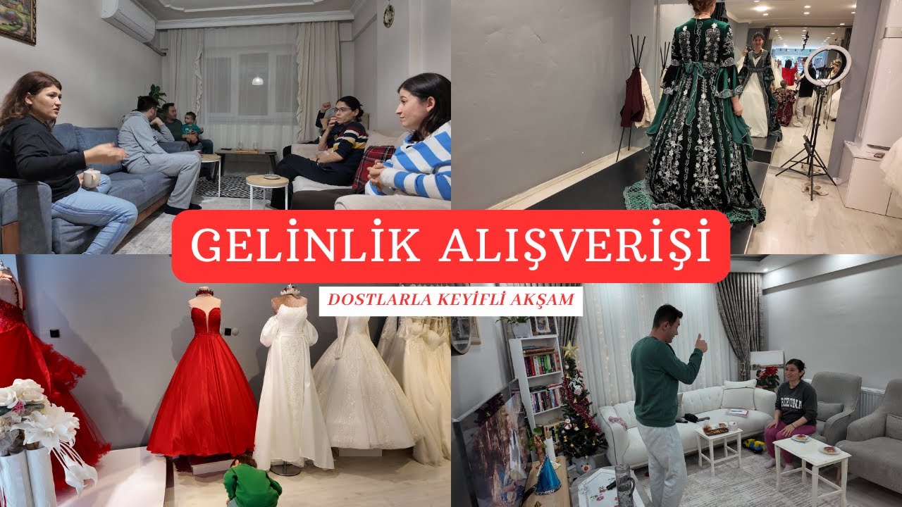 DÜĞÜN HAZIRLIKLARI👰🏼‍♀️ Arkadaşlarla Keyifli Akşamlar + Gelinlik, Damatlık ve Bindallı Alındı ✅