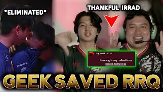 RRQ Fans are Jumping right now! GEEK FAM eliminated the Last Full Indo lineup in MPL ID S13