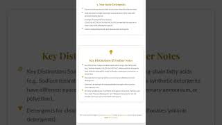 Definition and Classification of Synthetic Detergents Anionic, Cationic, Non-ionic