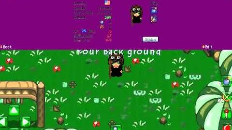 how to decorate ur status in GraalOnline Classic