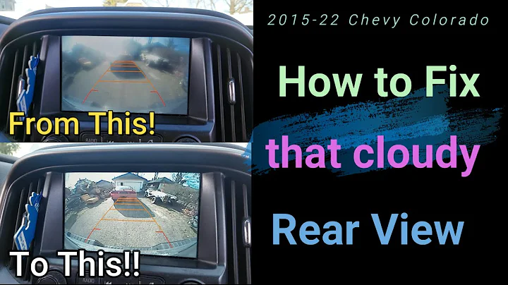 Wie man eine trübe Rückfahrkamera in einem Chevy Colorado 2016 ersetzt