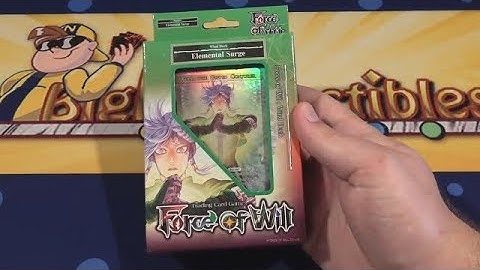 Force of Will Wind Starter Deck - Elemental Surge Opening