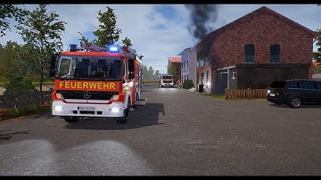 Emergency call 112 - Volunteer firefighters shed fire