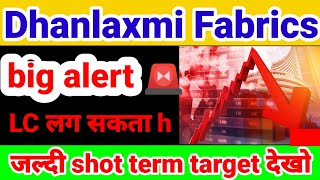 Dhanlaxmi Fabrics Share News Today | Multibagger share 2022 | textile stock analysis | Penny Stock