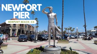 Newport Pier  Newport Beach, Ca  4K Walking Tour