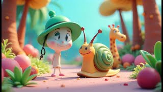 Sammy the Snail’s Silly Safari 🐌 | Funny Jungle Adventure for Kids | Tiny Tales