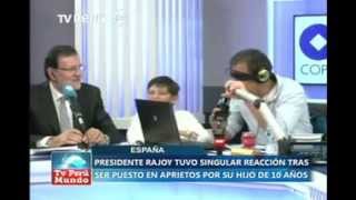 Mariano Rajoy regaña a su hijo por criticar los comentarios del FIFA