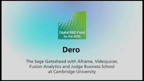 Digital R&D fund case study: Dero - experiments in live streaming classical concerts