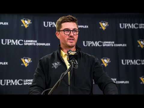 Kyle Dubas Speaks To The Media 10 07 24 Pittsburgh Penguins 