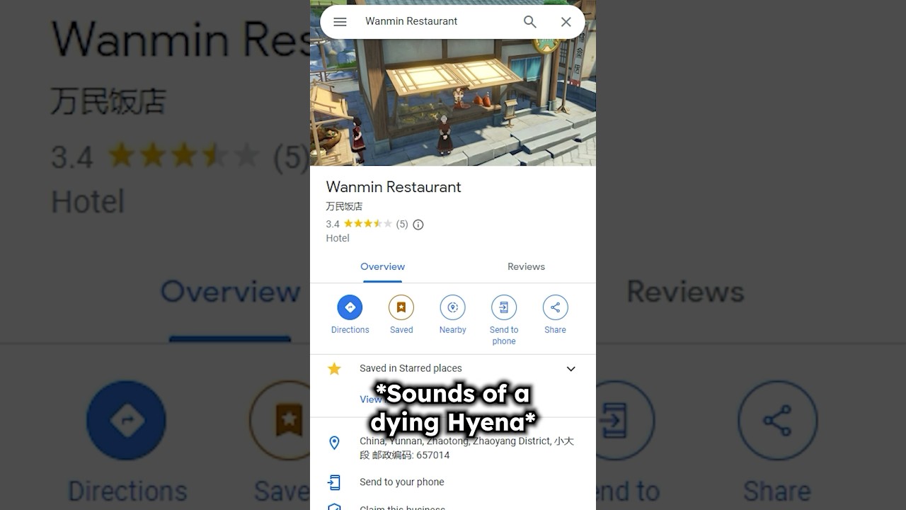 The #genshinimpact community TOOK OVER google maps 😭      full vid on my yt channel!