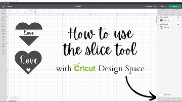 HOW TO SLICE ON CRICUT DESIGN SPACE FOR BEGINNERS! l Cricut Design Space Tutorial