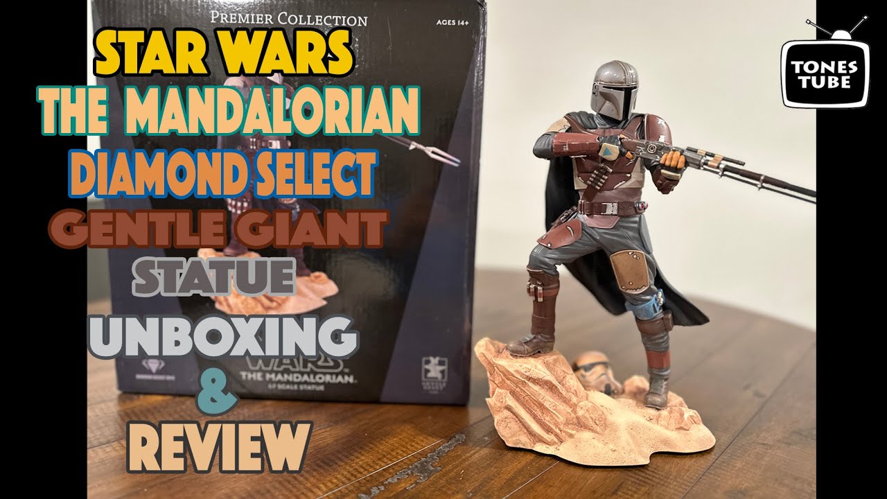 MANDALORIAN Diamond Select Gentle Giant Statue (Unboxing & Review)