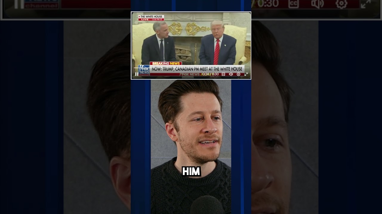 Trump claims to be "the greatest thing to happen" to Canadian Prime Minister Mark Carney #shorts