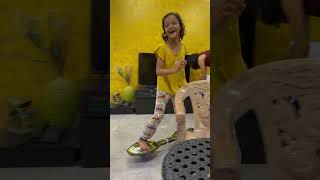 Wave board skates in house ! Adira Kids #skateboarding #kids