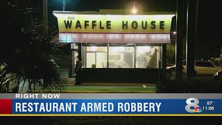 Deputies search for armed suspects after Waffle House robbery