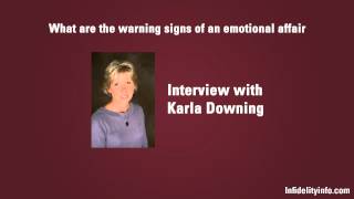What are the warning signs of an emotional affair