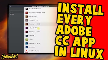 HOW TO INSTALL ANY ADOBE CC 2015 APP IN LINUX (Photoshop, Illustrator, Dreamweaver, Fireworks)
