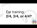 Time signature ear training  clap the beats