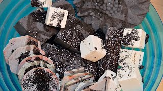 Too Crunchy Bowl | Black, White & Gray Gym Chalk | ASMR | @shadowkitty1909