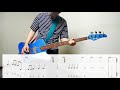 スピッツ/オバケのロックバンド ベース演奏動画(TAB譜付き) Mike Lull Custum Guitars T4 Mahogany-Satin Lake Placid Blue-