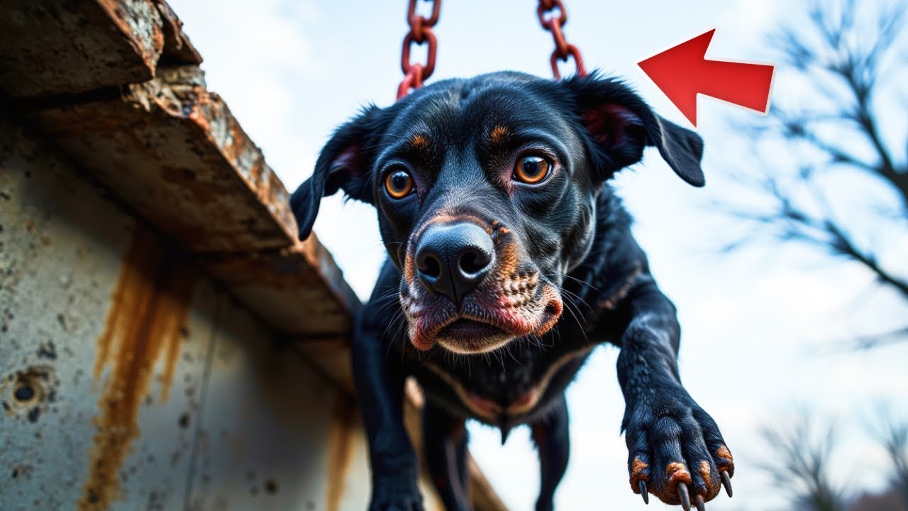 LEFT CHAINED, DOG JUMPS FROM OFF THE ROOF, WHAT HAPPENED WILL SURPRISE ...