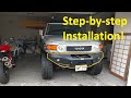 FJ Cruiser Smittybilt M1 off road bumper install