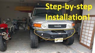 FJ Cruiser Smittybilt M1 off road bumper install