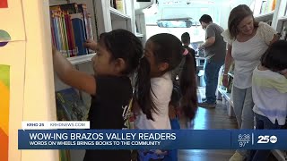 Bryan ISD, Words on Wheels rolls into summer with mobile library reading program