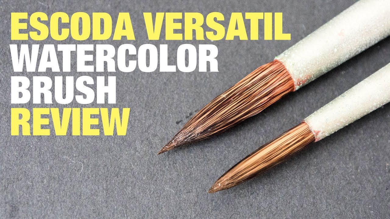 Review: Escoda Versatil Watercolor Brush 