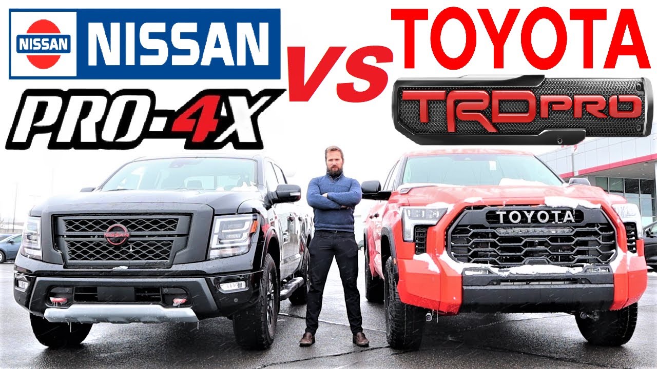 2023 Nissan Titan PRO-4X VS 2023 Toyota Tundra TRD Pro: Which Japanese ...