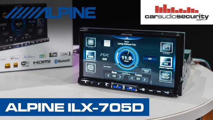 Alpine - iLX-W690D Autoradio und Digital-Media-Station mit 7-Zoll Bildschirm,  DAB+, Apple CarPlay und Android Auto