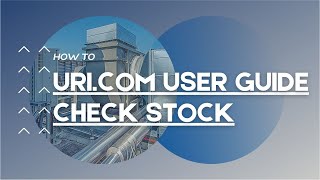 WWW URI COM user guide Check Stock