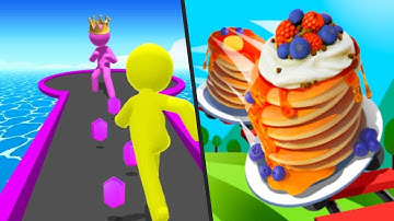Giant Rush / Pancake Run - Best levels Gameplay NEW UPDATE - BEST android GAMES