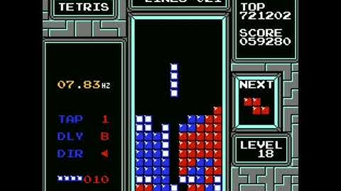 200,260 score in NES tetris
