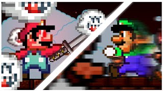 Power Star Mario vs Luigi (Luz vs Flare)