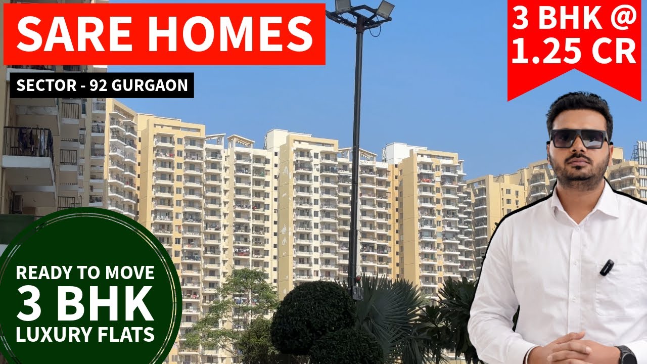 Sare Homes Sector 92 Gurgaon 3 BHK for 1.25 Cr Only Near the Dwarka Expressway: The Best Offer