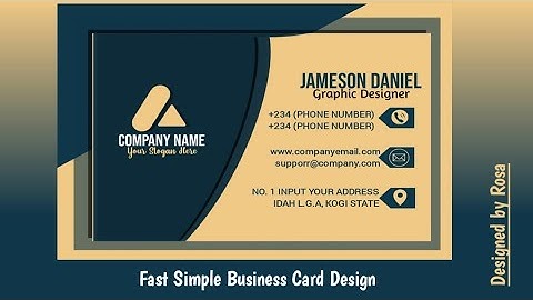 Pixellab Tutorials - Professional Business Card Design using Pixellab