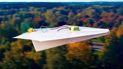 Paper Airplane with DC Motor