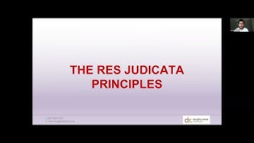 Concurrent Claims and Issues arising (including res judicata/issue estoppel etc)