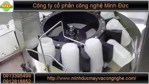 Máy cấp chai xoáy nắp chính xác  - CTCP Công Nghệ Minh Đức