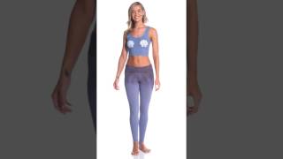 Purusha People New Moon Phase Organic Cotton Stirrup Yoga Leggings Swimoutlet